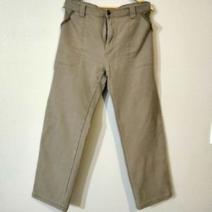 Fleece Lined Khaki Pants